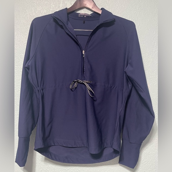 Nike Dri Fit Women’s Golf Pullover 1/2 Zip With Drawstring size L - Picture 2 of 7